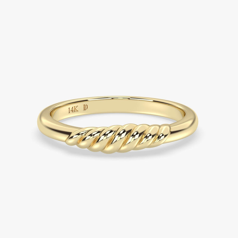 Gold Twisted Rope Ring
