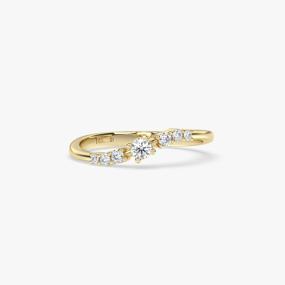 Diamond Cluster Ring in Gold