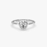 Oval Lab Grown Diamond Ring in Gold