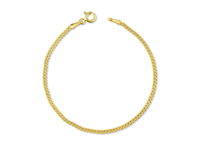 Gold Cuban Link Bracelet