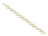 Gold Statement Link Bracelet with Polished Finish