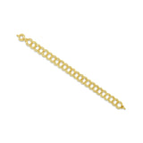 Gold Double Loop Chain Bracelet