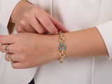 Gold Evil Eye Bracelet