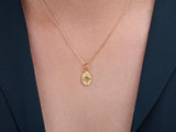 Gold Eye Pendant Necklace