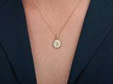Gold Pole Star Pendant Necklace