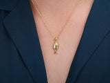 Gold Fish Pendant Necklace