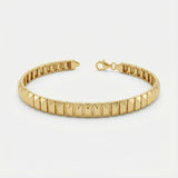 Gold Pyramid Bracelet