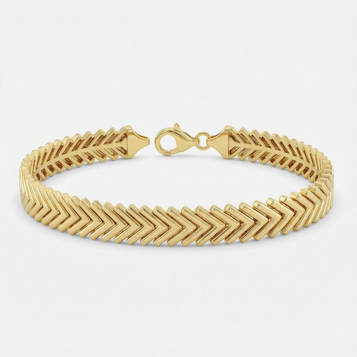 Gold Chevron Bracelet