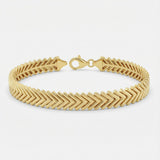 Gold Chevron Bracelet