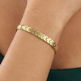 Gold Chevron Bracelet