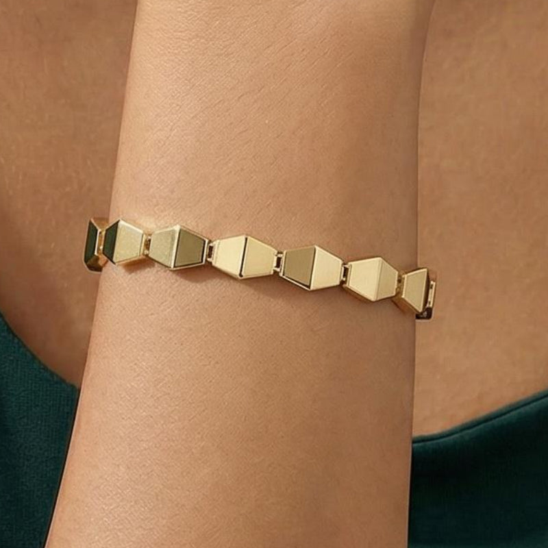 Gold Prism Bracelet
