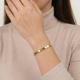 Gold Clover Bracelet