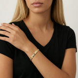 Gold Honeycomb Bracelet