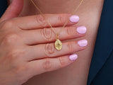 Gold Eye Pendant Necklace