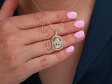 Gold Hamsa Hand Necklace