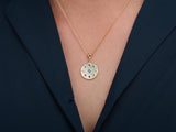 Gold Multicolour Medallion Necklace