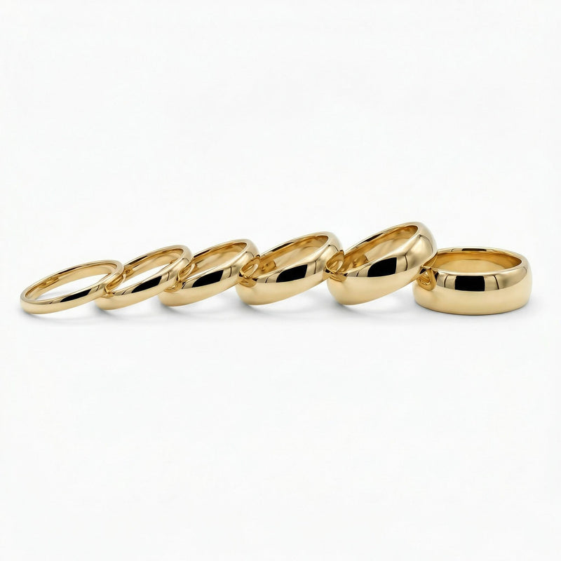 14K Gold Classic Wedding Band