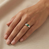 Marquise Emerald Ring in Gold