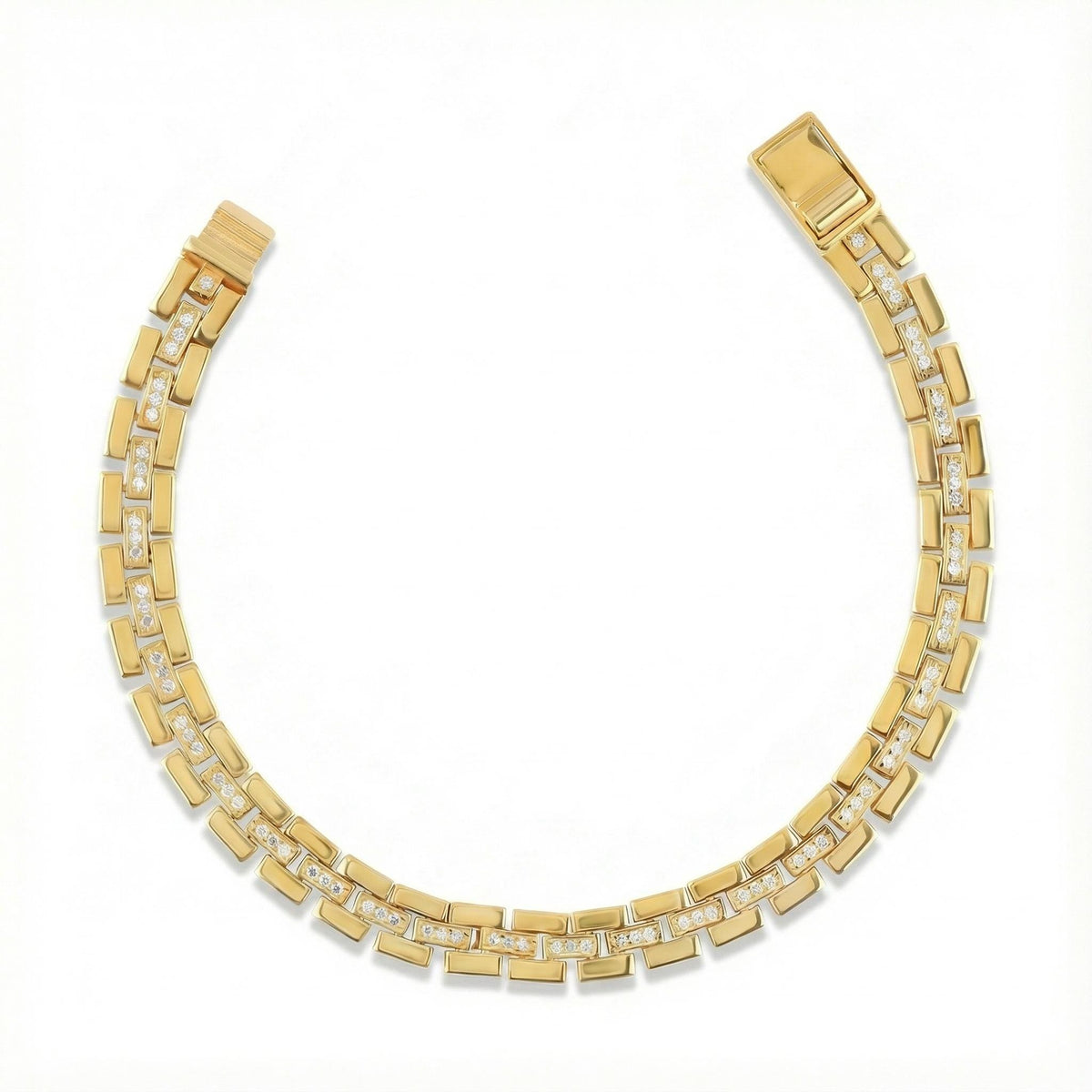 Gold Pavé Diamond Bracelet