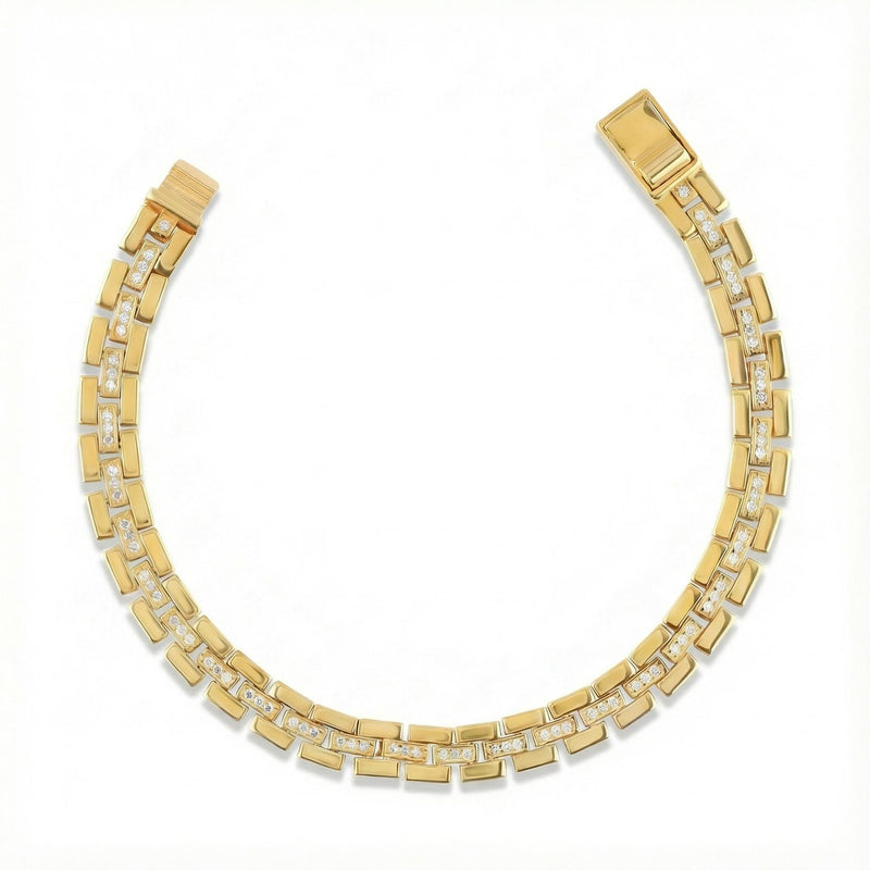 Gold Pavé Diamond Bracelet