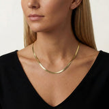 Gold Herringbone Chain