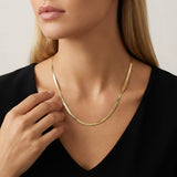 Gold Herringbone Chain
