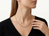 Gold Figaro Chain Necklace