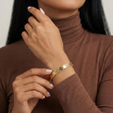 Gold Clover Bracelet