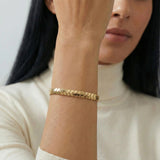 Gold Chevron Bracelet