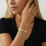 Gold Honeycomb Bracelet