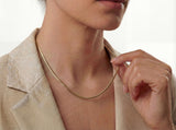 Gold Flat Snake Chain