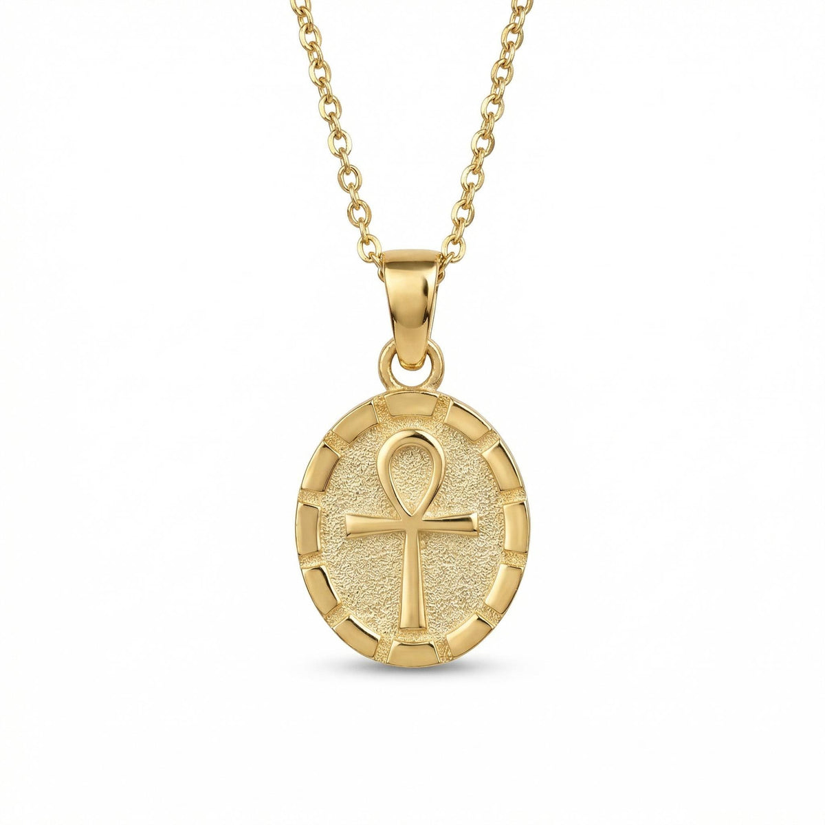 Gold Eternal Life Ankh Pendant