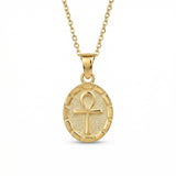 Gold Eternal Life Ankh Pendant