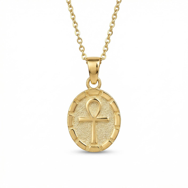 Gold Eternal Life Ankh Pendant