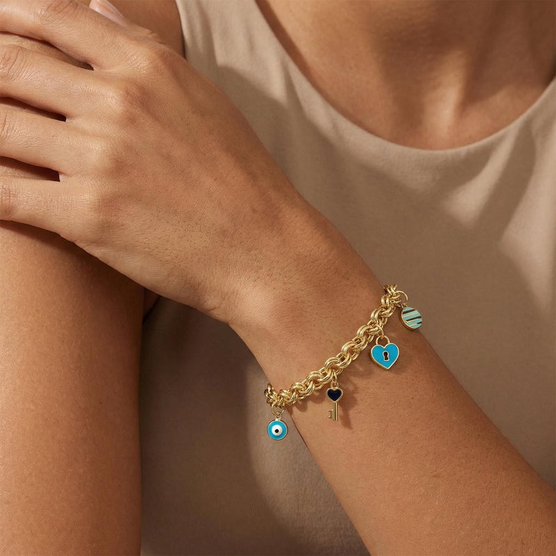 Gold Charm Bracelet