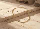 Solid Gold Bead Bracelet