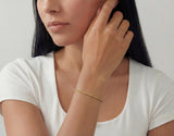 Solid Gold Rope Chain Bracelet