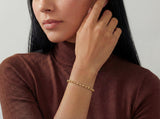 Solid Gold Rolo Chain Bracelet