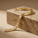 Gold Geometric Link Bracelet