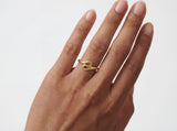 Gold Linked Band Ring