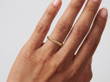 Gold Rope Twist Ring