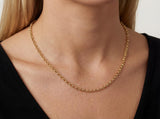 Gold Rolo Belcher Chain