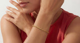 Solid Gold Rope Chain Bracelet