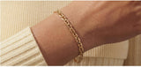 Solid Gold Mariner Chain Bracelet