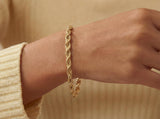 Gold Rope Chain Bracelet – 5.0mm