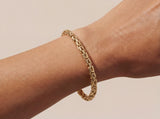 Solid Gold Byzantine Bracelet