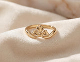 Tiara Ring in Gold