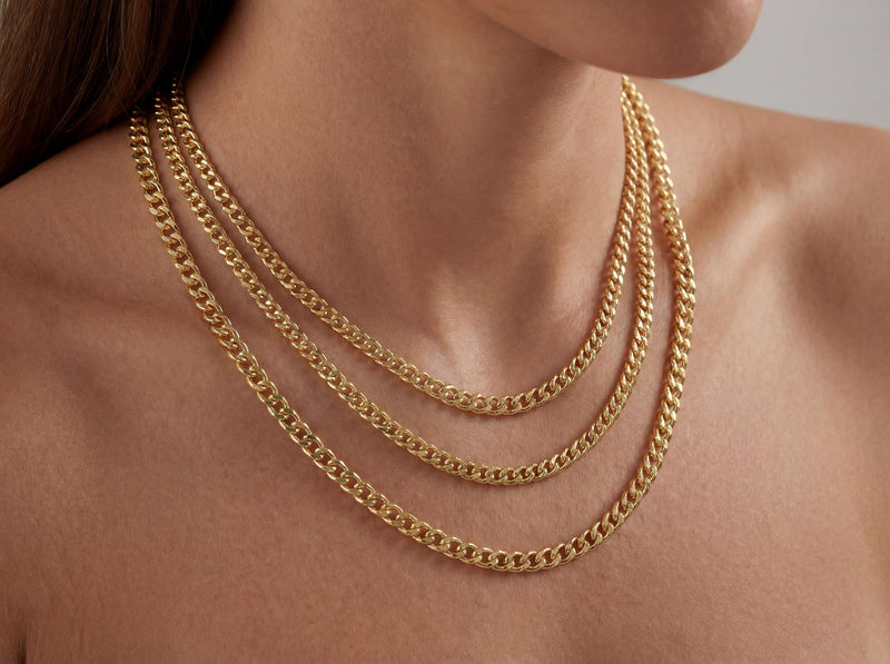 Gold Cuban Curb Chain
