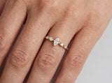 Marquise Diamond Ring in Gold