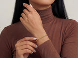 Gold Wheat Chain Bracelet